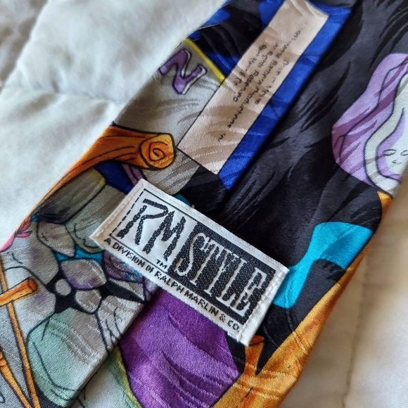 The Flintstone Vintage RM Style Co Men's Neck Tie - Picture 3 of 3